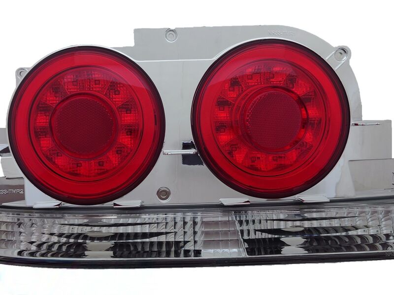 78 Works Fiber Ring LED Taillights Fit For Nissan Skyline R33 GTR GTS25T GTST 1993-1998